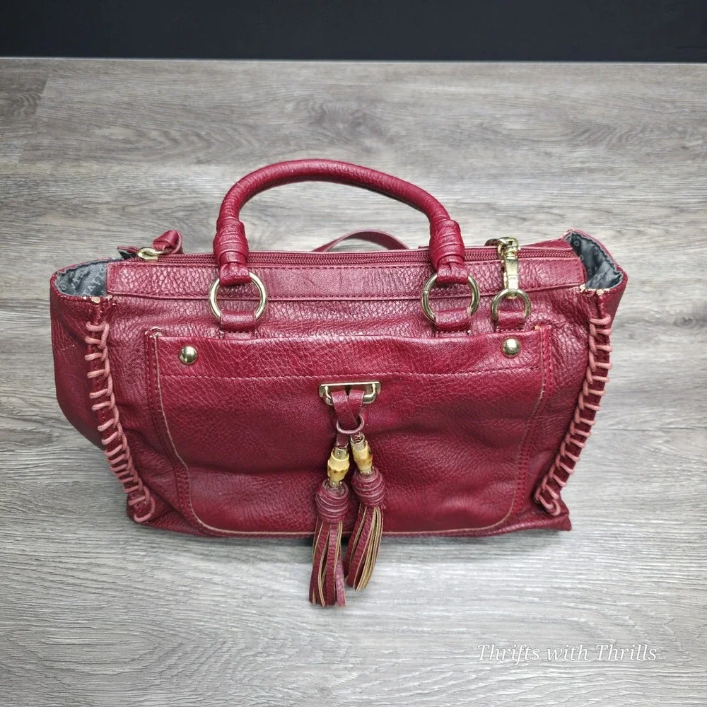 Olivia and Joy Beautiful Red Satchel Pocketbook